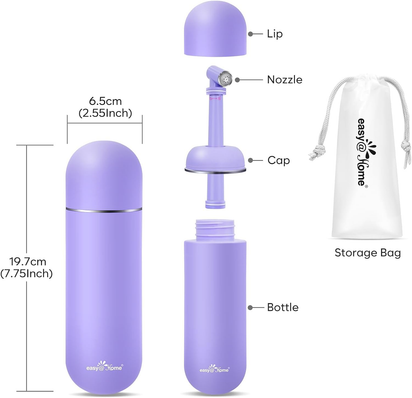 Portable Peri Bottle for Postpartum & Perineal Care: Handheld Bidet Perfect for Personal Hygiene Cleaning & Travel Friendly | 380Ml Leakproof & Convenient Design | Bpa-Free | EPB-01 Purple