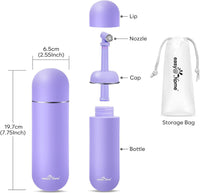 Portable Peri Bottle for Postpartum & Perineal Care: Handheld Bidet Perfect for Personal Hygiene Cleaning & Travel Friendly | 380Ml Leakproof & Convenient Design | Bpa-Free | EPB-01 Purple
