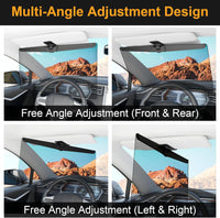 Sun Visor Extender for Cars, Polarized Car Visor Extender Sun Blocker UV400, Adjustable Visor Extension, Clip on Sun Visor for Car, Universal, Glare, UV Protector
