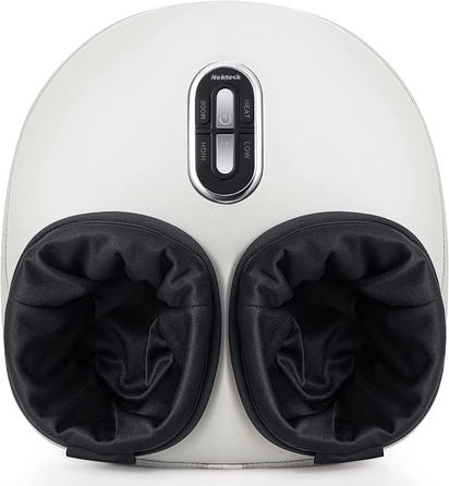 Shiatsu Foot Massager with Heat [2026 Upgraded], FSA Eligible Deep Kneading Therapy Air Compression, HSA Feet Massage for Plantar Fasciitis, Improve Blood Circulation Foot Wellness Pain Relief