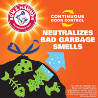 Ultra Strong 13 Gallon Trash Bags, Black Tall Kitchen Trash Bags 13 Gallon Size, Break Resistant Drawstring Enclosure, Continuous Odor Control, Blackout, Clean Burst Scent, 80 Bags