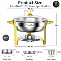 PrimeHost™ 4 Piece Chafing Set