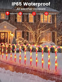 SolarGlow™ Candy Cane Lights