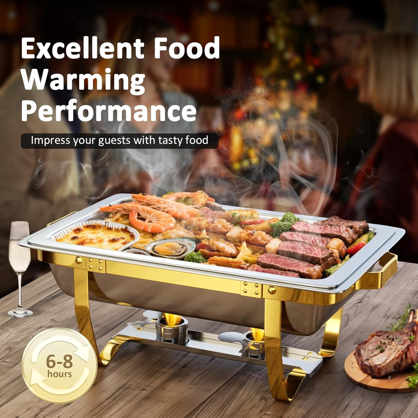 PrimeHost™ 4 Piece Chafing Set