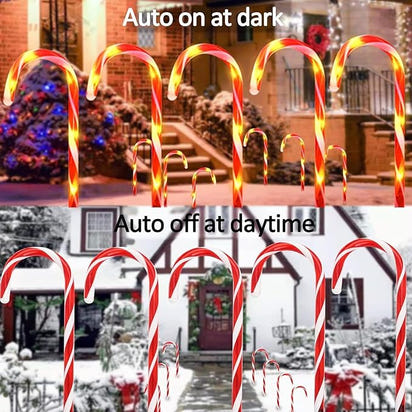 SolarGlow™ Candy Cane Lights