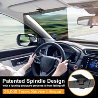 Sun Visor Extender for Cars, Polarized Car Visor Extender Sun Blocker UV400, Adjustable Visor Extension, Clip on Sun Visor for Car, Universal, Glare, UV Protector