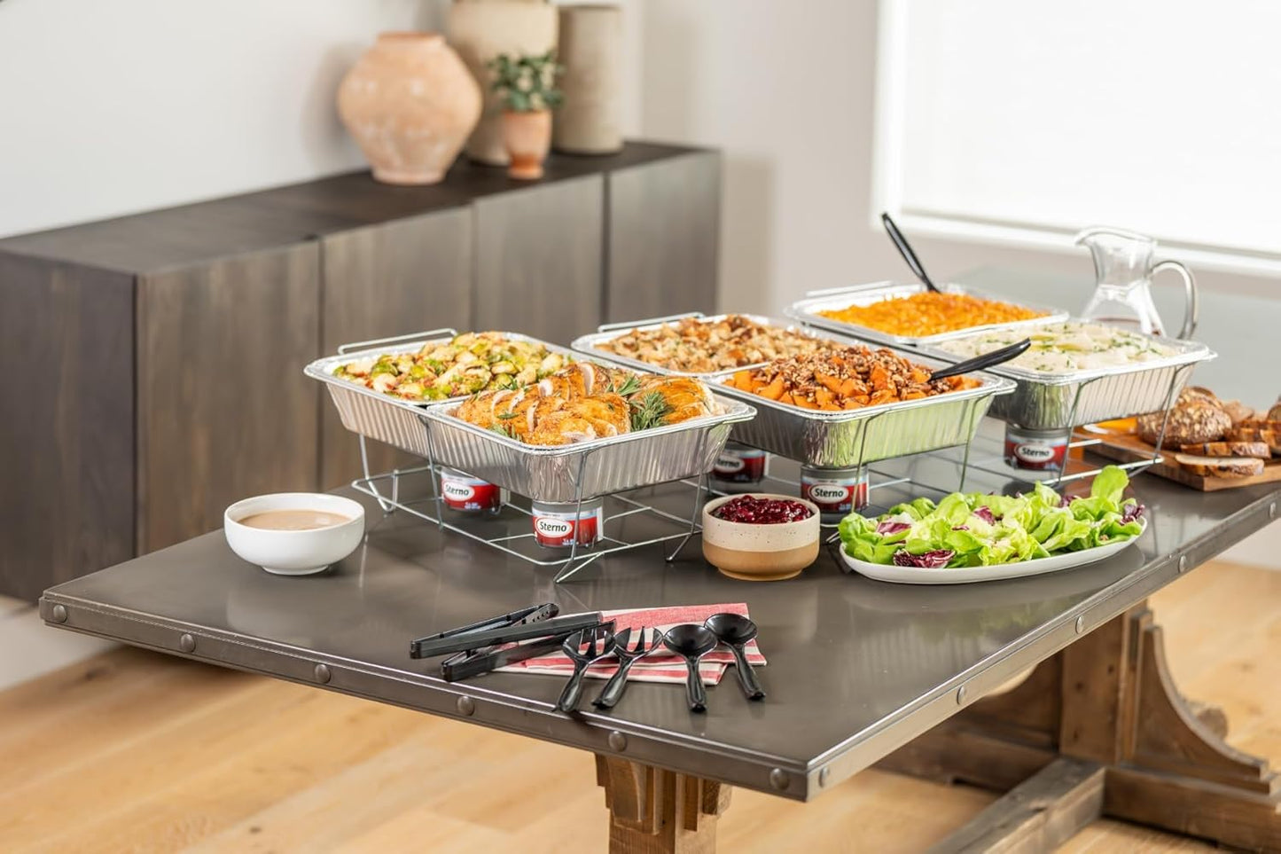 Fuel Cans - 6-Hour Burn, (12-Pack) Chafing Dish Fuel Can Burners for Food Warmer, Resealable Twist Chafer Fuel Canned Heat, Handy Wick