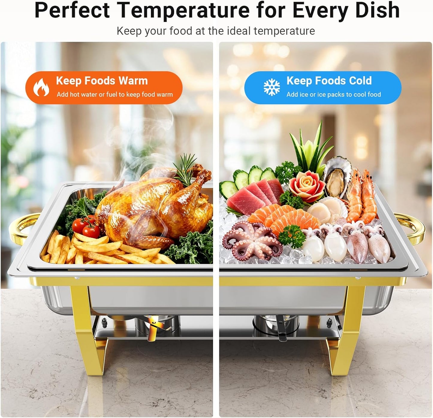 PrimeHost™ 4 Piece Chafing Set
