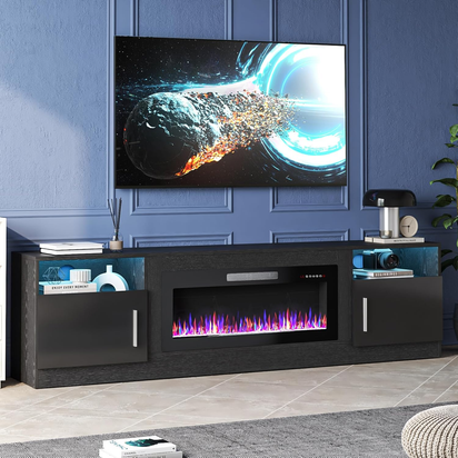 Fireplace TV Stand Entertainment Center with 36