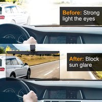 Sun Visor Extender for Cars, Polarized Car Visor Extender Sun Blocker UV400, Adjustable Visor Extension, Clip on Sun Visor for Car, Universal, Glare, UV Protector