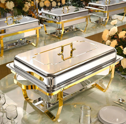 PrimeHost™ Buffet Chafing Set (4-Pack)