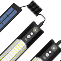 Solar Wall Light, 3 Mode Waterproof Sensor, 118.11 Inches Smart Lamp with Remote Control, Outdoor Pendant, Energy Efficient Design with Easy Installation, Home Accessory for Landscape Pathway