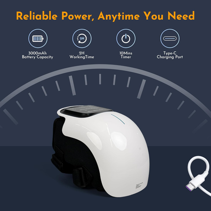 2026 New 3-In-1 Cordless Knee Massager with Heat, Red Light Therapy & 3 Vibration Modes, 3 Heating Levels, Heated Knee Pad for Pain Relief, Gifts for All Ages