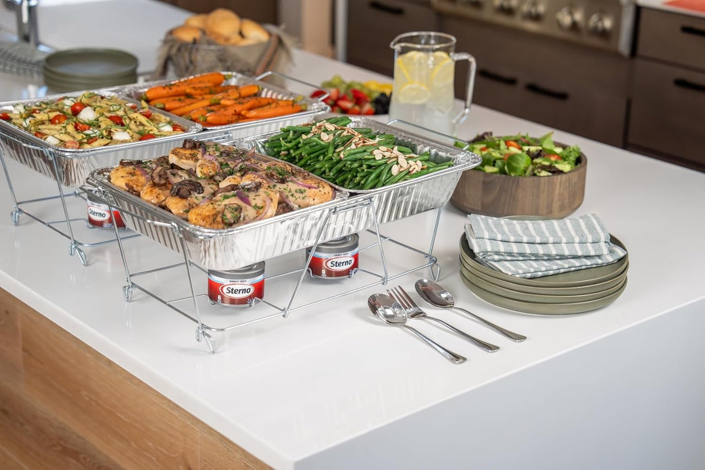 Fuel Cans - 6-Hour Burn, (12-Pack) Chafing Dish Fuel Can Burners for Food Warmer, Resealable Twist Chafer Fuel Canned Heat, Handy Wick